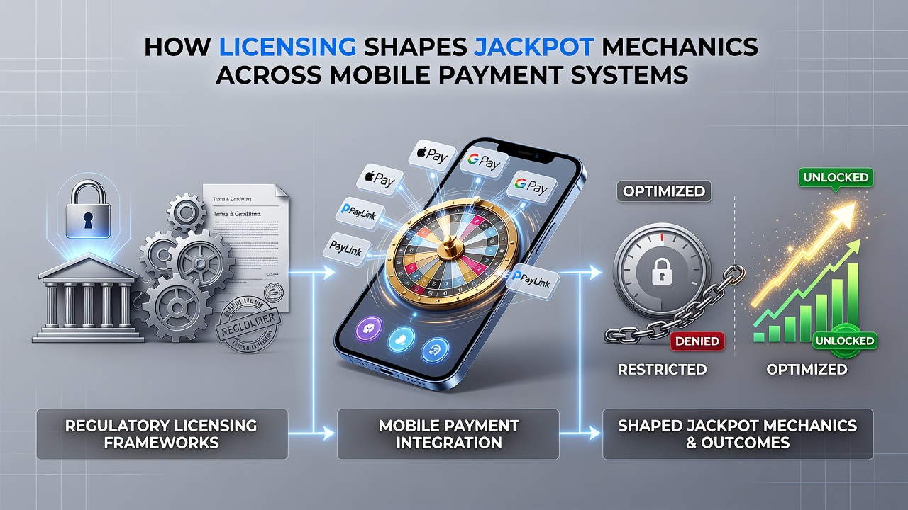 Secure mobile wallet transactions feeding into regulated jackpot pools