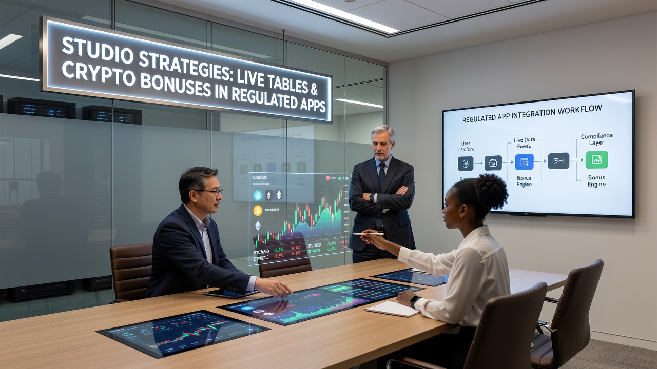 Cryptocurrency wallet interface connected to live table bonus distribution dashboard in a regulated studio environment